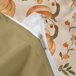 Halloween Pumpkin Duvet Cover Set - Festive and Playful Pumpkin Design - Includes Duvet Cover and Pillowcases - Soft and Cozy Fabric - Perfect for Adding a Seasonal Touch to Your Bedroom Decor