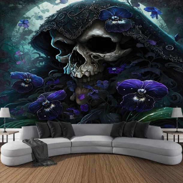 Halloween Pumpkin Hanging Tapestry Wall Art Large Tapestry Mural Decor Photograph Backdrop Blanket Curtain Home Bedroom Living Room Decoration Halloween Decorations