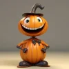Halloween Pumpkin Man Home Garden Decoration Statue Desktop Ornament Resin Crafts