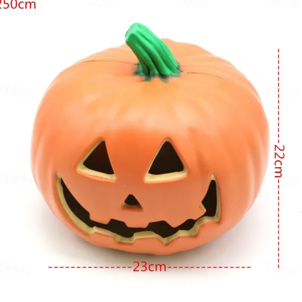 Halloween Pumpkin Shopping Mall Meichen Window Display Large Pumpkins Hollow Light-Emitting Pumpkin Lanterns Easter Scene Layout