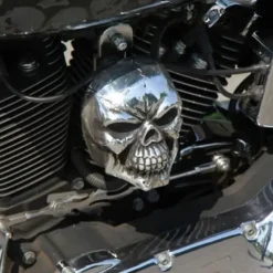 Halloween Resin Crafts Punk Wind Skull Retro Locomotive Ornaments Punk Decor Halloween Skeleton Decoration