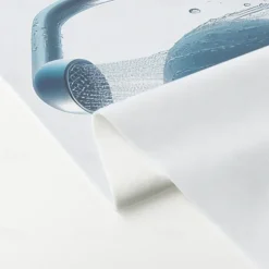 Halloween Shower Curtain with Hooks Polyester Washable Waterproof Pattern Bathroom Bathtub Decor