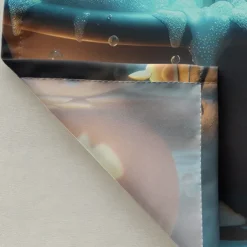 Halloween Shower Curtain with Hooks Polyester Washable Waterproof Pattern Bathroom Bathtub Decor