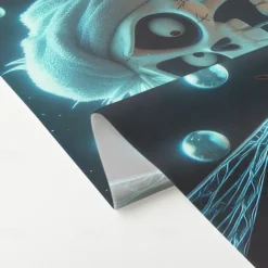 Halloween Shower Curtain with Hooks Polyester Washable Waterproof Pattern Bathroom Bathtub Decor