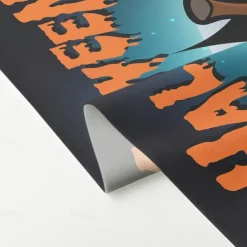 Halloween Shower Curtain with Hooks Polyester Washable Waterproof Pattern Bathroom Bathtub Decor