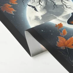 Halloween Shower Curtain with Hooks Polyester Washable Waterproof Pattern Bathroom Bathtub Decor