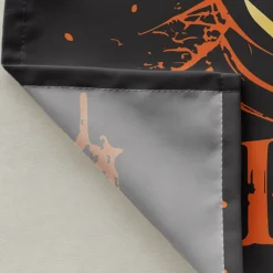 Halloween Shower Curtain with Hooks Polyester Washable Waterproof Pattern Bathroom Bathtub Decor