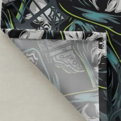 Halloween Shower Curtain with Hooks Polyester Washable Waterproof Pattern Bathroom Bathtub Decor