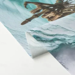 Halloween Shower Curtain with Hooks Polyester Washable Waterproof Pattern Bathroom Bathtub Decor