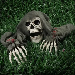 Halloween Skull Decoration Arms Stakes for Indoor and Outdoor Garden Skull and Skeleton Lawn Graveyard for Halloween Decoration