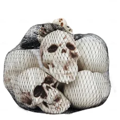 Halloween Skull Decoration Pendant Haunted House Secret Room Personalized Creative Mesh Pocket Small Skull Props