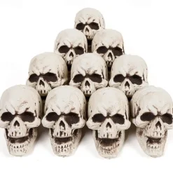 Halloween Skull Decoration Pendant Haunted House Secret Room Personalized Creative Mesh Pocket Small Skull Props