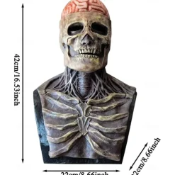 Halloween Skull Mask Resident Evil Horror Scary Realistic Horrible Full Head Skeleton Biochemical Mask For 2025 Halloween,Adults Costumes Skull Mask Indie Station Demon Zombie Skeleton Mask