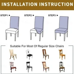 Halloween Skull Pattern Dining Chair Cover Festival Table Decor Dress-up Props For Decoration