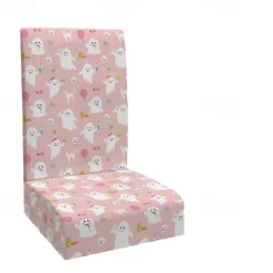 Halloween Skull Pattern Dining Chair Cover Festival Table Decor Dress-up Props For Decoration