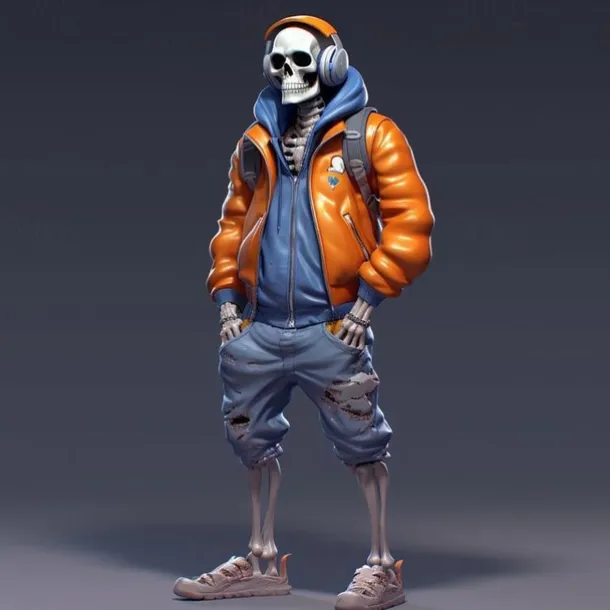 Halloween Skull Resin Figurine – Spooky Skeleton Decoration – Desktop Home Decoration, Garden Decor, and Crafts – Halloween Skeleton Resin Figurine for Home and Garden