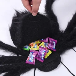 Halloween Spider New Creative Pocket Spider Costume Prom Props Candy Spider Colorful Strap Big Spider