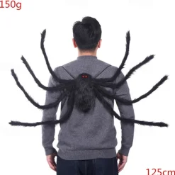 Halloween Spider New Creative Pocket Spider Costume Prom Props Candy Spider Colorful Strap Big Spider