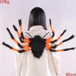 Halloween Spider New Creative Pocket Spider Costume Prom Props Candy Spider Colorful Strap Big Spider