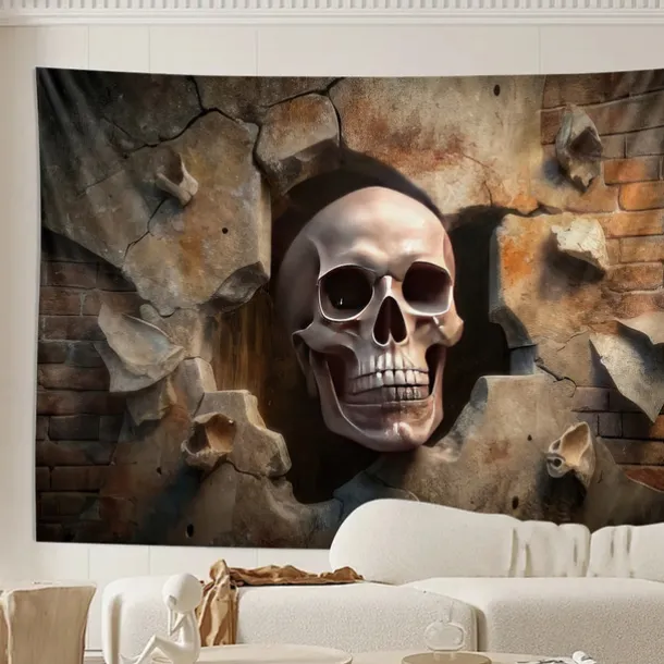 Halloween Tapestry Banners Wall Hangings Skeleton Mystic Party Living Room Shooting Backgrounds Decorations Wall Door Background