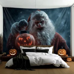 Halloween Tapestry Banners Wall Hangings Ghost Bride 3D Dark Punk Gothic Style Party Dorm Shooting Backgrounds Decorations Wall Door Background