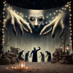 Halloween Tapestry Banners Wall Hangings Skeleton Grim Reaper Dark Punk Gothic Style Party Dorm Shooting Backgrounds Decorations Wall Door Background