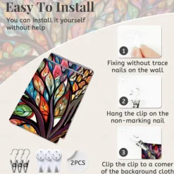 Halloween Tapestry Banners Blanket Pumpkin Cemetery Fantasy Dark Punk Gothic Style Party Dorm Shooting Backgrounds Decorations Wall Door Background