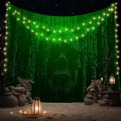 Halloween Tapestry Banners Wall Hangings Skeleton Hacker Modern 3D Party Dorm Shooting Backgrounds Decorations Wall Door Background