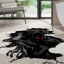 Halloween Theme Series Abyss Stickers Halloween Spoof Funny Wall Stickers Halloween Skeleton Decoration