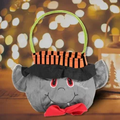 Halloween Treat Bags Candy Bags Trick or Treat Pumpkin/Vampire Tote Bags with Handle for Halloween Party Decoration Supplies