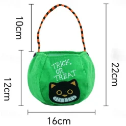 Halloween Treat Bags Candy Bags Trick or Treat Pumpkin/Vampire Tote Bags with Handle for Halloween Party Decoration Supplies