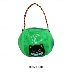 Halloween Treat Bags Candy Bags Trick or Treat Pumpkin/Vampire Tote Bags with Handle for Halloween Party Decoration Supplies