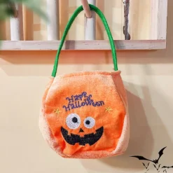 Halloween Treat Bags Candy Bags Trick or Treat Pumpkin/Vampire Tote Bags with Handle for Halloween Party Decoration Supplies