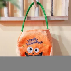 Halloween Treat Bags Candy Bags Trick or Treat Pumpkin/Vampire Tote Bags with Handle for Halloween Party Decoration Supplies