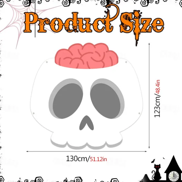 Halloween Trunk Treat Car Banner Car Decoration,Ghost Halloween Decorations Halloween Fabric Car Decoration Halloween Car Trunk Decoration Ghost Pumpkin Wall Covering