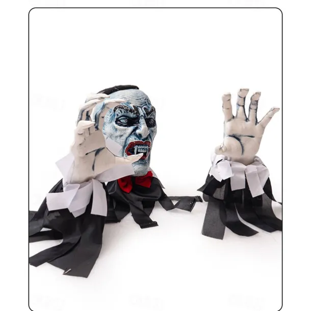 Halloween Vampire Count Zombie Ground Plug Haunted House Secret Room Courtyard Outdoor Glowing Horror Atmosphere Ground Ghost Decoration