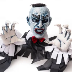 Halloween Vampire Count Zombie Ground Plug Haunted House Secret Room Courtyard Outdoor Glowing Horror Atmosphere Ground Ghost Decoration