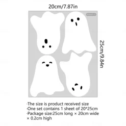 Halloween Wall Stickers, Pumpkin Holiday Decoration Background Wall Bathroom Toilet Stickers