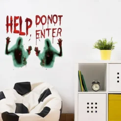 Halloween Wall Stickers, Pumpkin Holiday Decoration Background Wall Bathroom Toilet Stickers