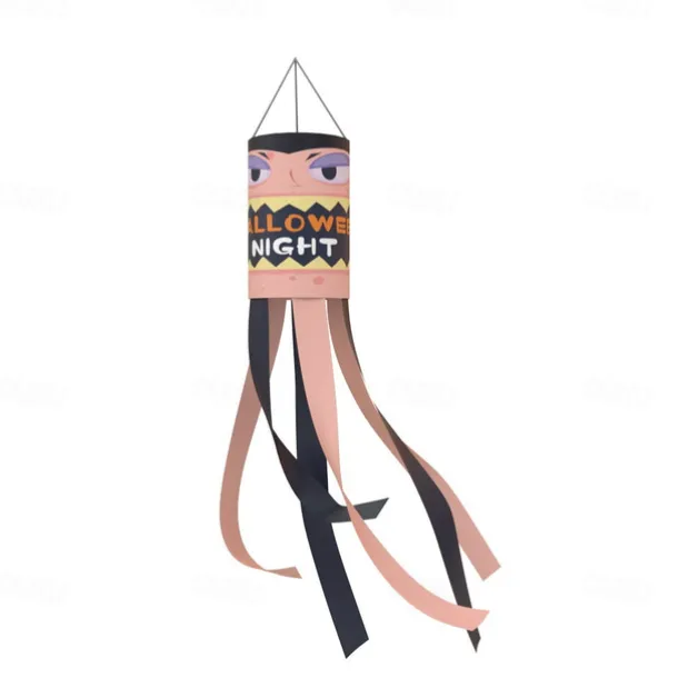 Halloween Windsocks Scary Halloween Hanging Windsock Flag Halloween Decorations for Outdoor Indoor Garden Home Yard Party Supplies