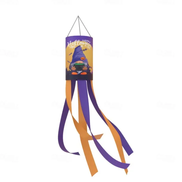 Halloween Windsocks Scary Halloween Hanging Windsock Flag Halloween Decorations for Outdoor Indoor Garden Home Yard Party Supplies