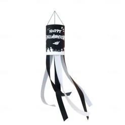 Halloween Windsocks Scary Halloween Hanging Windsock Flag Halloween Decorations for Outdoor Indoor Garden Home Yard Party Supplies