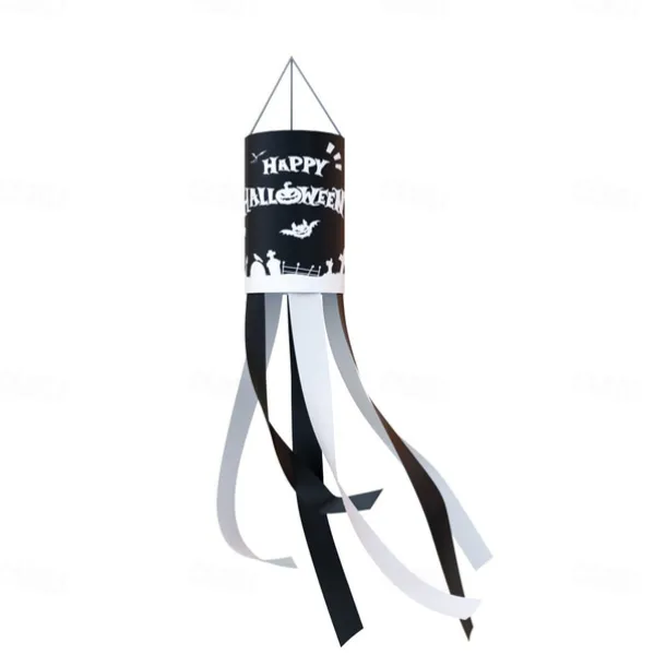 Halloween Windsocks Scary Halloween Hanging Windsock Flag Halloween Decorations for Outdoor Indoor Garden Home Yard Party Supplies