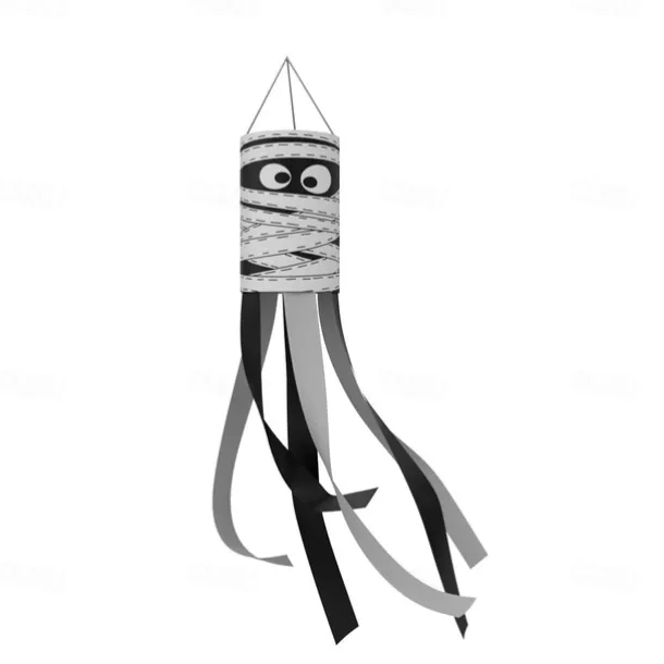 Halloween Windsocks Scary Halloween Hanging Windsock Flag Halloween Decorations for Outdoor Indoor Garden Home Yard Party Supplies