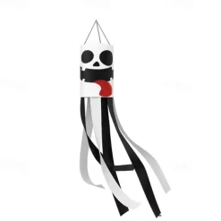 Halloween Windsocks Scary Halloween Hanging Windsock Flag Halloween Decorations for Outdoor Indoor Garden Home Yard Party Supplies