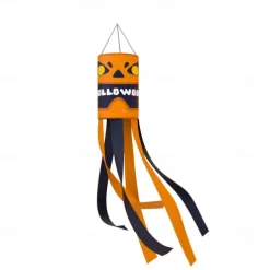 Halloween Windsocks Scary Halloween Hanging Windsock Flag Halloween Decorations for Outdoor Indoor Garden Home Yard Party Supplies