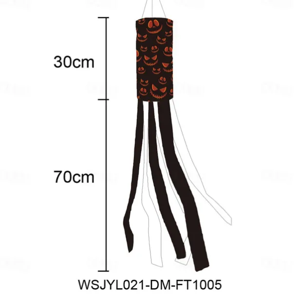 Halloween Windsocks Scary Halloween Hanging Windsock Flag Halloween Decorations for Outdoor Indoor Garden Home Yard Party Supplies
