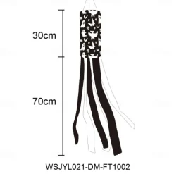 Halloween Windsocks Scary Halloween Hanging Windsock Flag Halloween Decorations for Outdoor Indoor Garden Home Yard Party Supplies