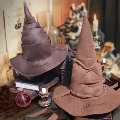 Halloween Witch Hat Pointed Top Hat Decoration Headgear Wide Brim Halloween Hat