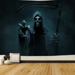 Halloween Zombie Hanging Tapestry Wall Art Large Tapestry Mural Decor Photograph Backdrop Blanket Curtain Home Bedroom Living Room Decoration Halloween Decorations